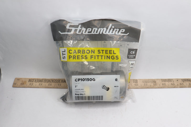Streamline Coupling Carbon Steel Press x Press 2" CP10150G