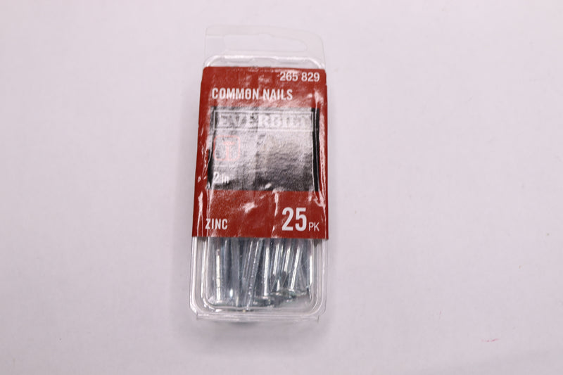 (25-Pk) Everbilt Common Nails Zinc-Plated 2" 801314