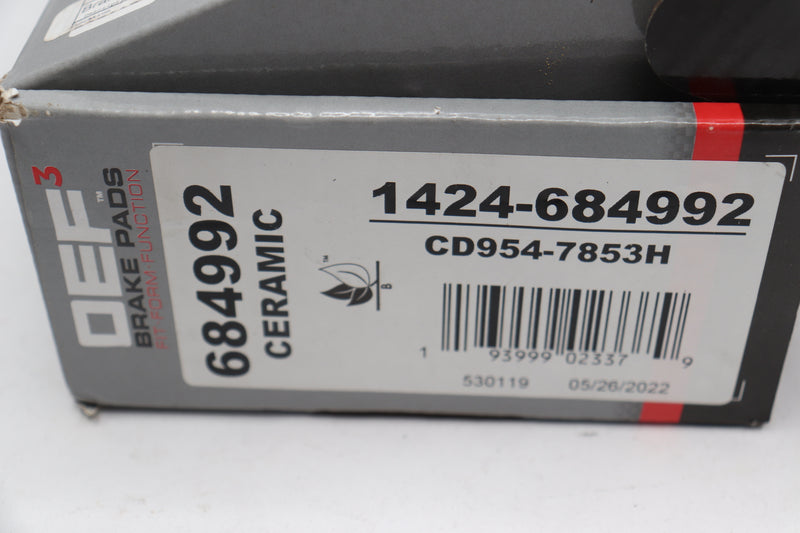 OEF3 Rear Ceramic Disc Brake Pad Set 1424-684992