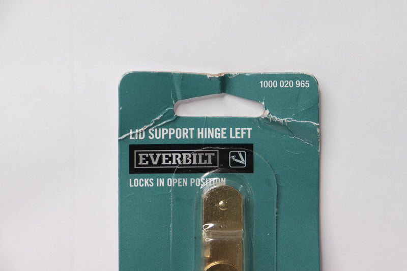 Everbilt Lid Support Right Hand Hinges Bright Brass 1000020965