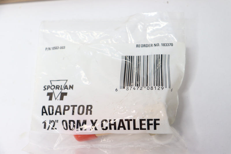 Sporlan Chatleef Adapter 1/2" ODF 183370