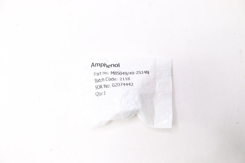 Amphenol Circular Connector Clamp Aluminum Alloy Size 14 AM85049/49-2S14N