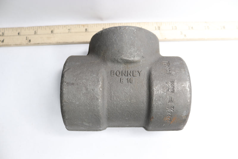 Bonney Forged Steel Tee B16 - 8502 3M A105/SA105 2" x 2" x 1/2"