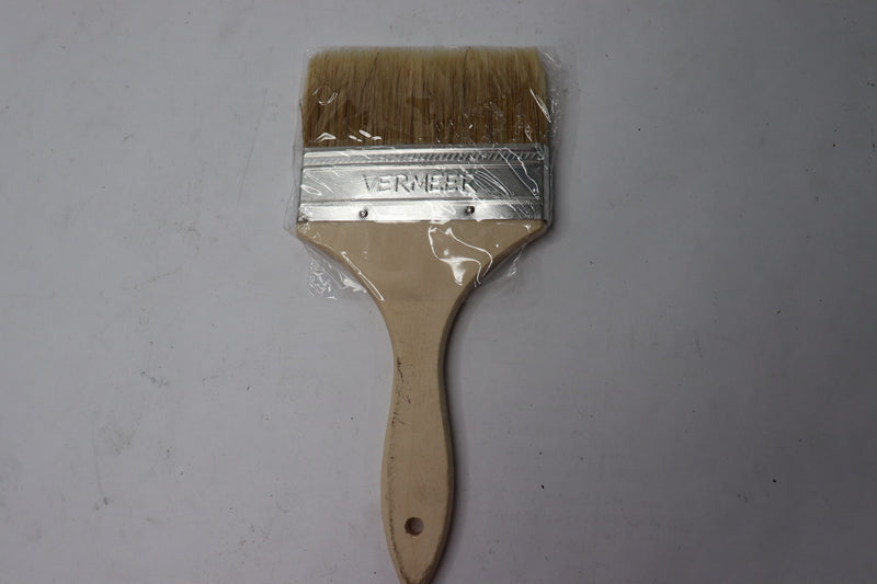 Vermeer Flat Chip Brush White 4"