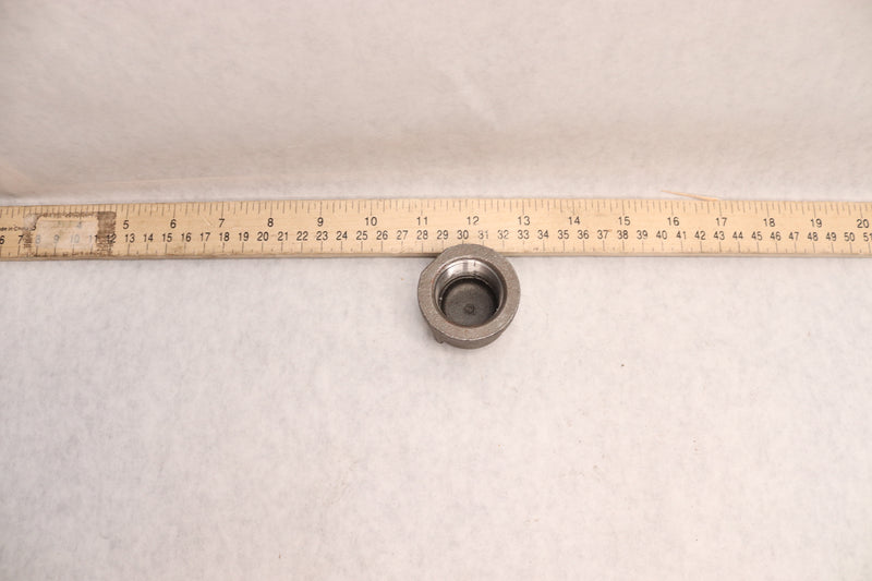 Ward Pipe Fitting 1" Cap Malleable Iron Class 150 Black