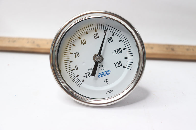 Wika Bimetal Thermometer -20F - 120F 3" TG53