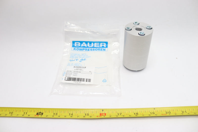 Bauer Compressors Replacement B-Drain Adapter ZLD Compatible D1/4 Port 173787-KD