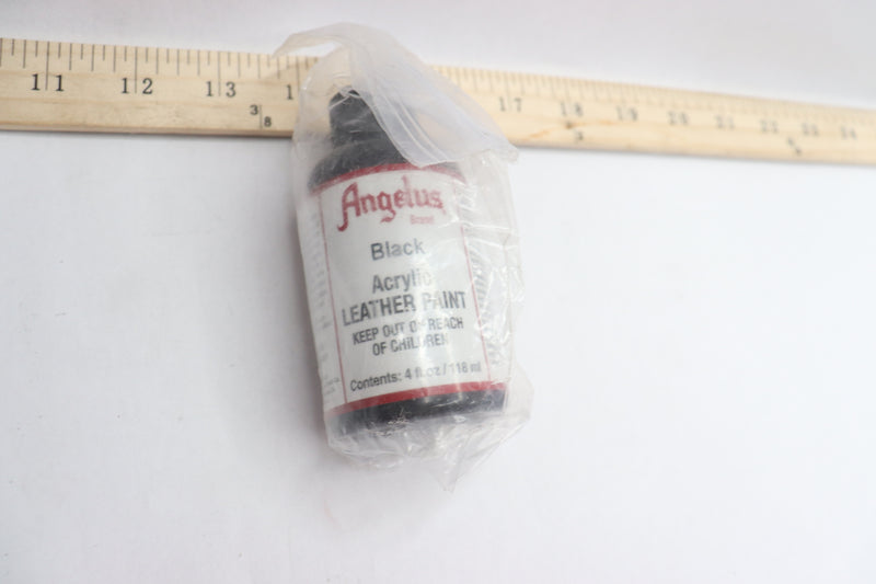 Angelus Leather Paint Black 4 oz. 73143