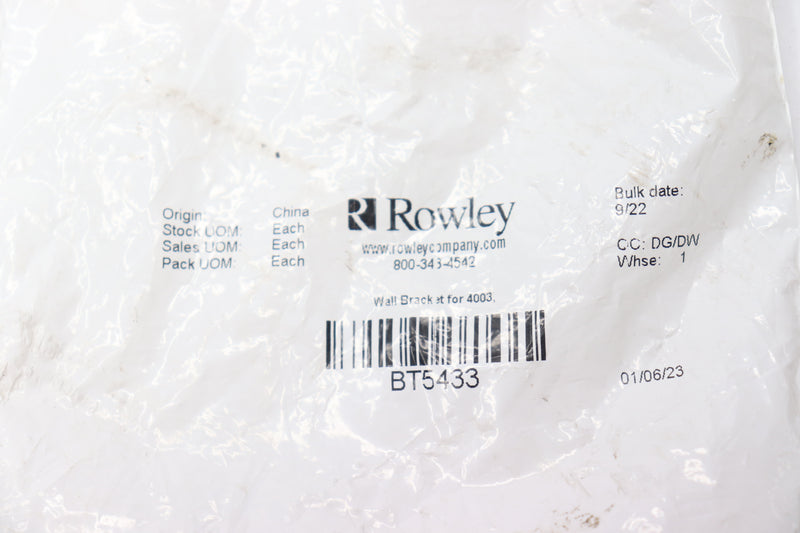 Rowley Wall Bracket White for 4003N or 9200 BT5433