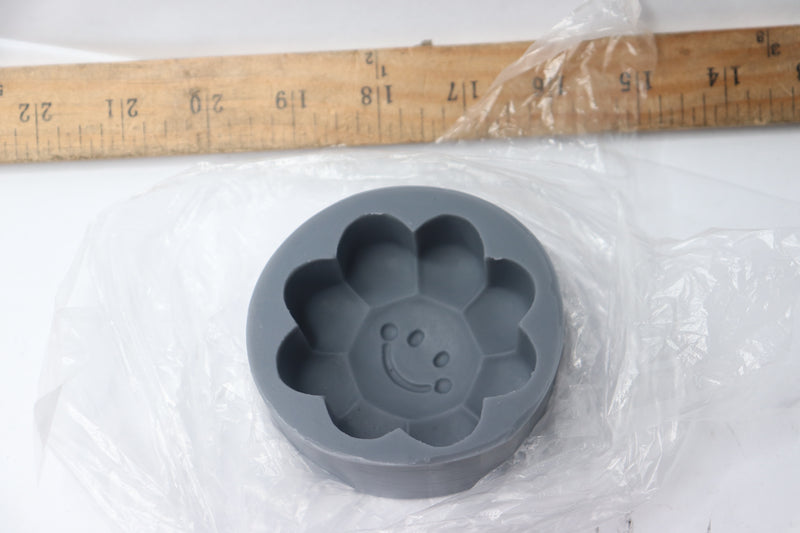 Candle Mold Creative Flower Design Silicone For Crafts Gray SH2304245666154085