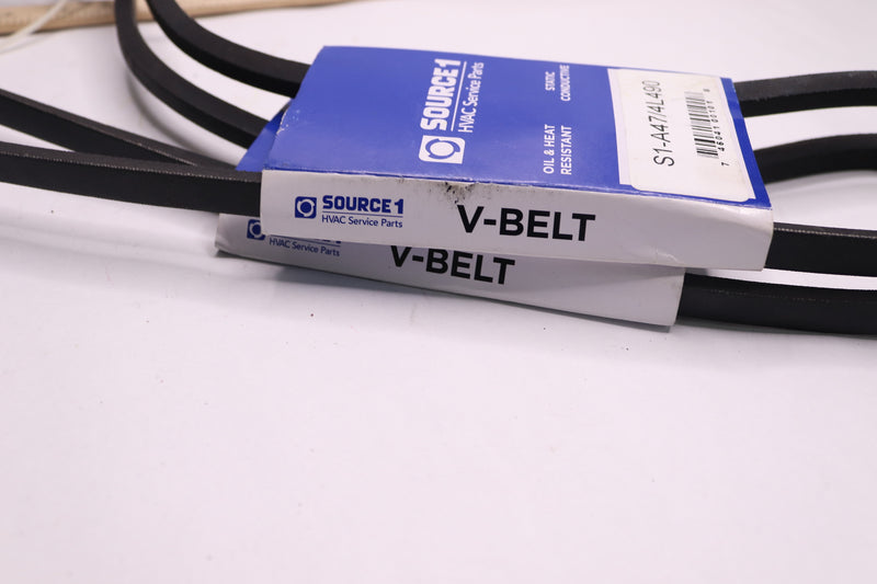 (2-PK) Source 1 V- Belt A47/4L490