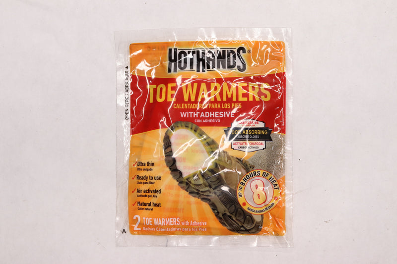 HotHands Ultra Warm Toe Warmers with Adhesive Metal 99732