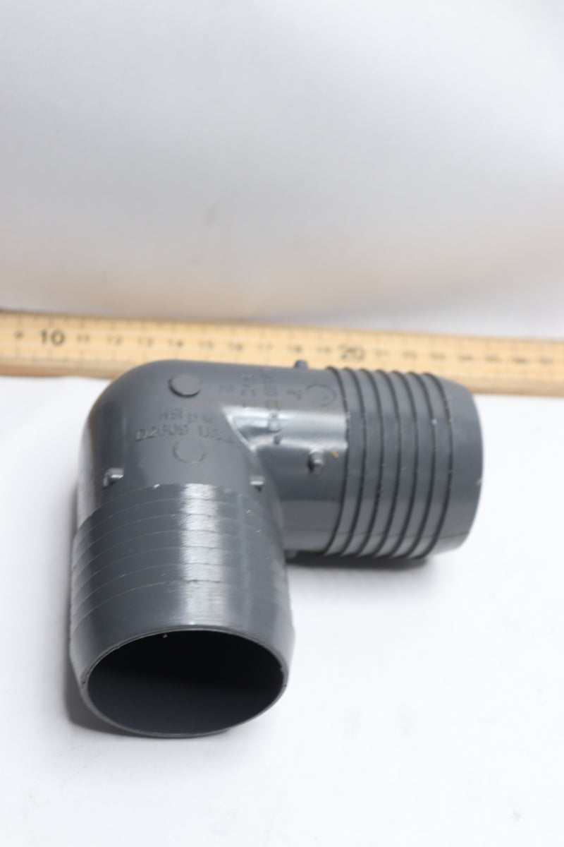 Lasco 90 Degree Insert Elbow PVC 2"