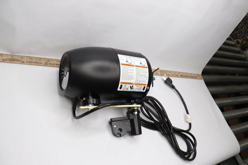 Global Industries Deluxe Wall Mounted Fan Replacement Motor Black 1/2HP FB2-75X