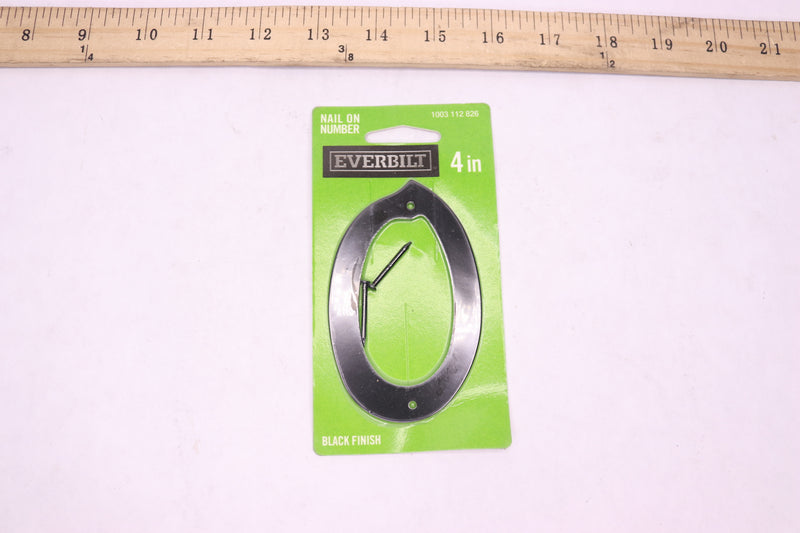 Everbilt Nail-On House Number 0 Aluminum 1003 112 826