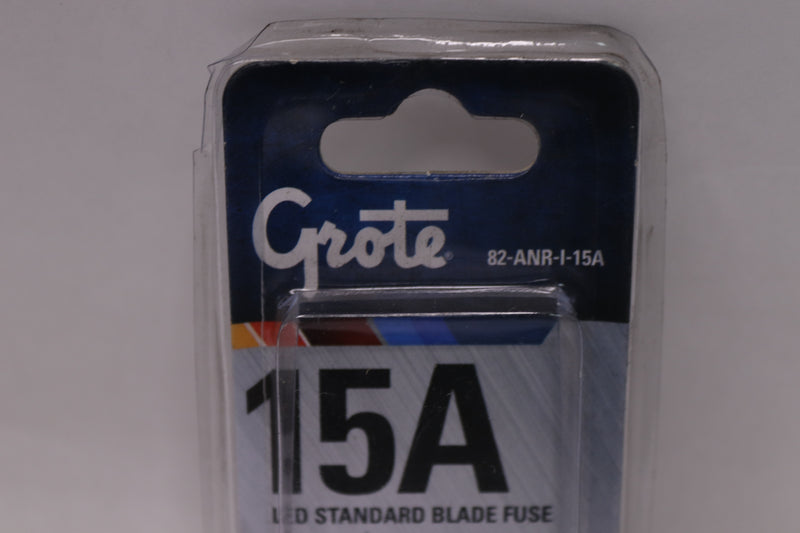 (2-Pk) Grote Ato Fuse With LED 15A 82-ANR-I-15A