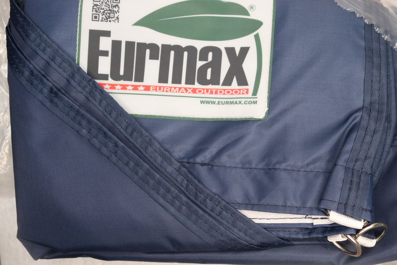 Eurmax Custom Back Wall Only Navy  Color 10 x 10 Ft 3712