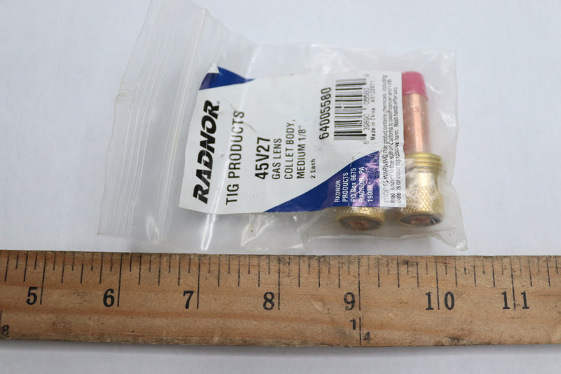 (2-Pk) Radnor Medium Gas Lens Copper/Brass 64005580 45V27