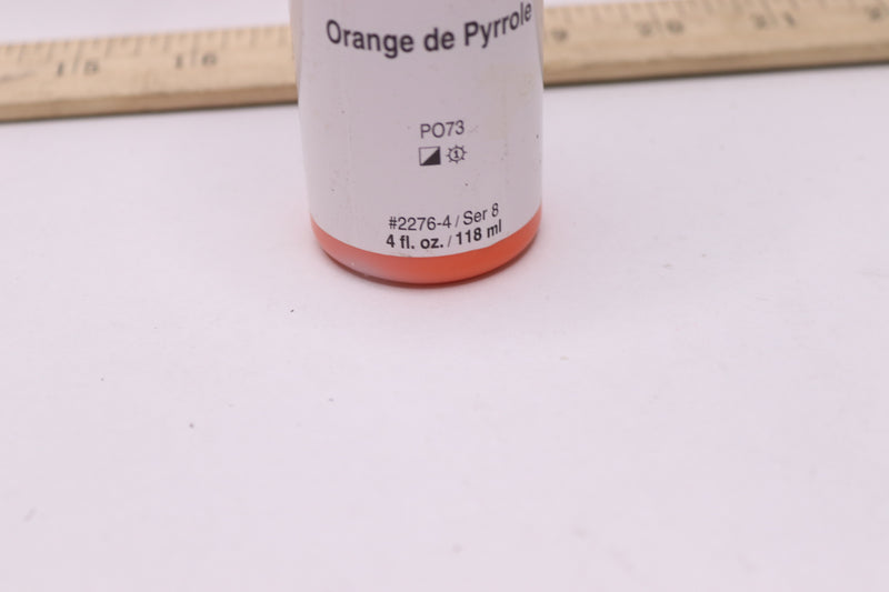 Golden Fluid Acrylic Paint Pyrrrole Orange 4 oz. 2276-4