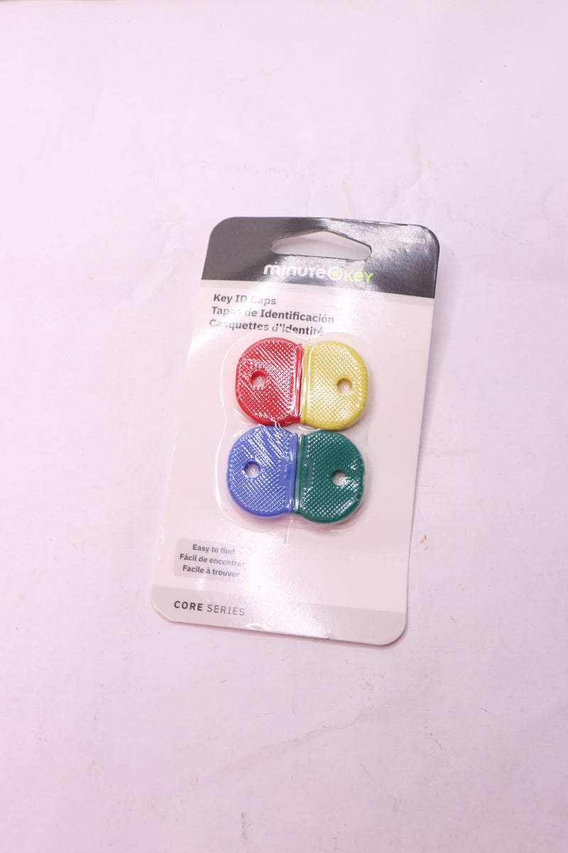 (4-Pk) Minute Key Key Cap Multi-colored Plastic 9976583