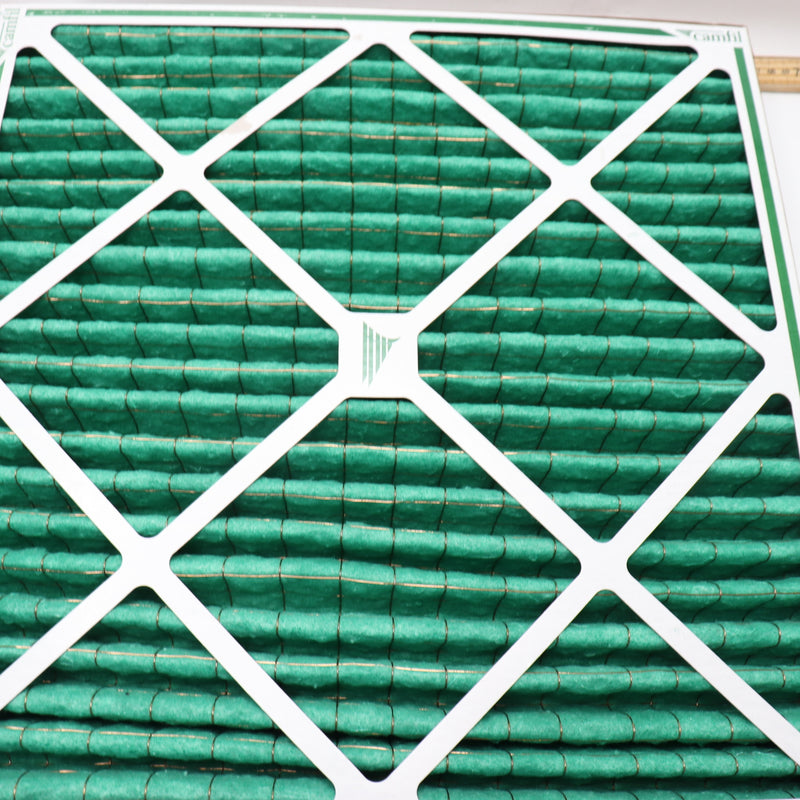 Camfil Air Conditioning Filter Pleated Panel Merv 9 Green 18" x 18" x 2"