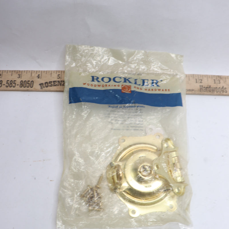 Rockler Trunk Lock with Key Polished Brass
