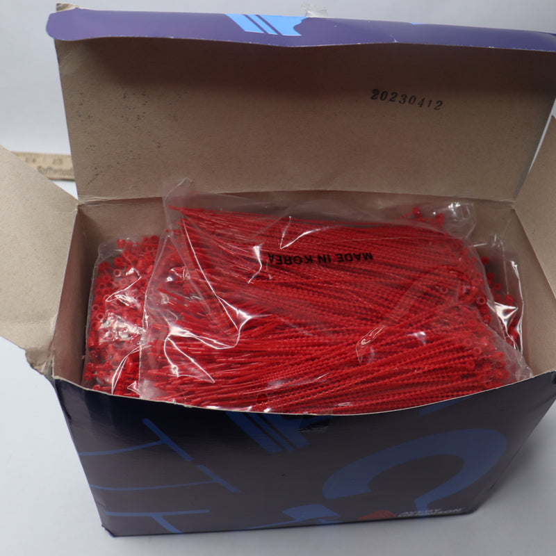 (5000-Pk) Avery Dennison Extra Heavy Duty Cable Ties Red 18 lb 5" 08354-0
