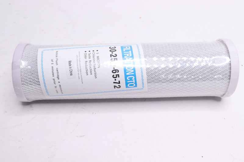 (2-Pk) Filtration Household Water Filter System Cartridge White 302506572