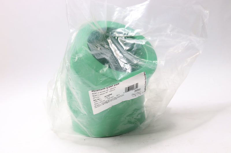 Aquatherm Fusiolen PP-R Socket Weld 45 Deg Elbow Green 6-In 0112530