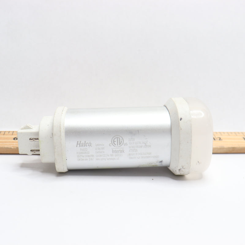 Halco LED Bulb Ballast Compatible Cool White 4 Pin 4000K 12W PL12V/840/DIR/LED2