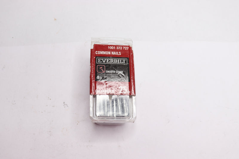 (25-Pk) Everbilt Galvanized Common Nails 3" 1001372727