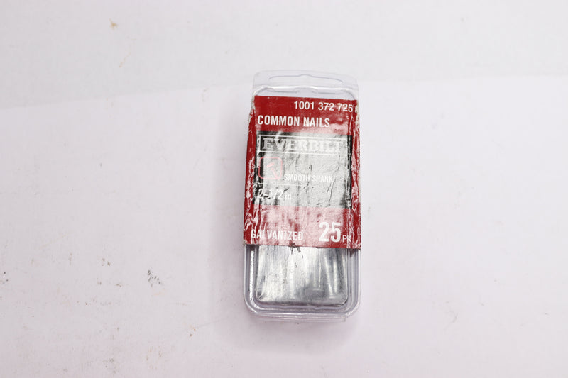 (25-Pk) Everbilt Galvanized Common Nails 2-1/2" 1001372725