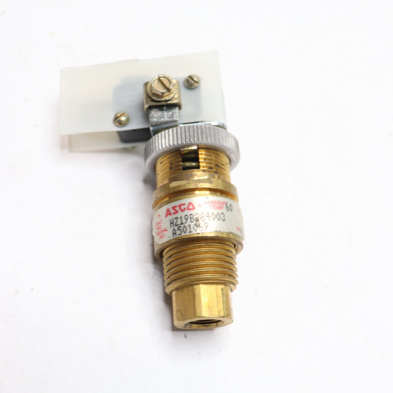 Asco Pressure Switch / Manometer EXT ADJ DB 1/4" NPT HZ19B384003