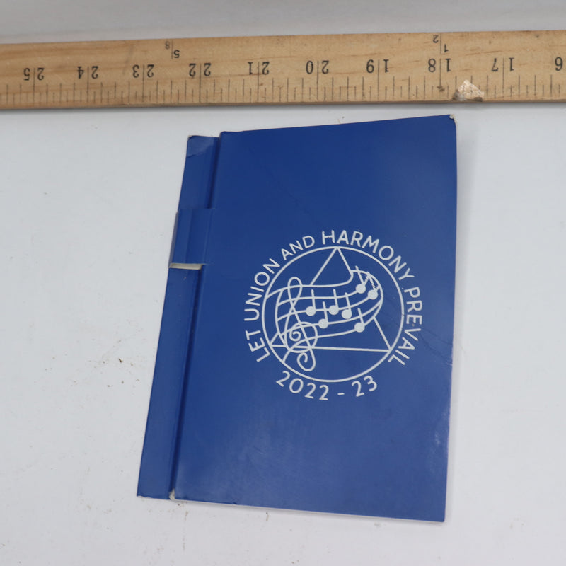 Notebook Blue 4" x 6" - Incomplete / No Pen Included / As Shown