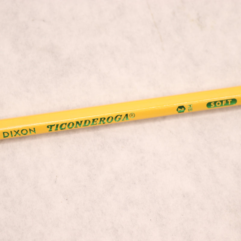 (14-Pk) Dixon Ticonderoga Wood Pencils Unsharpened Yellow
