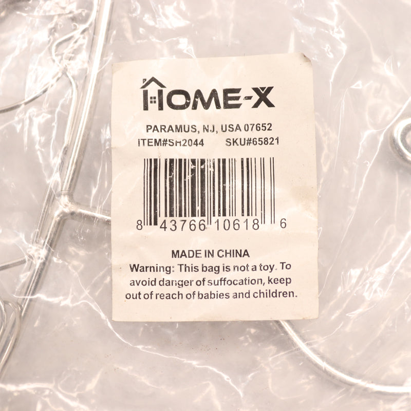 Home-X Stainless Steel Drip-Dry Clothes Drying Hanger 8 Clips SH2044