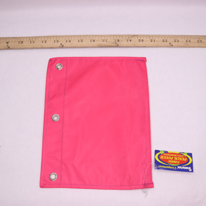 A Plus Homework 2-Compartment Mesh Pencil Pouch Pink 82506
