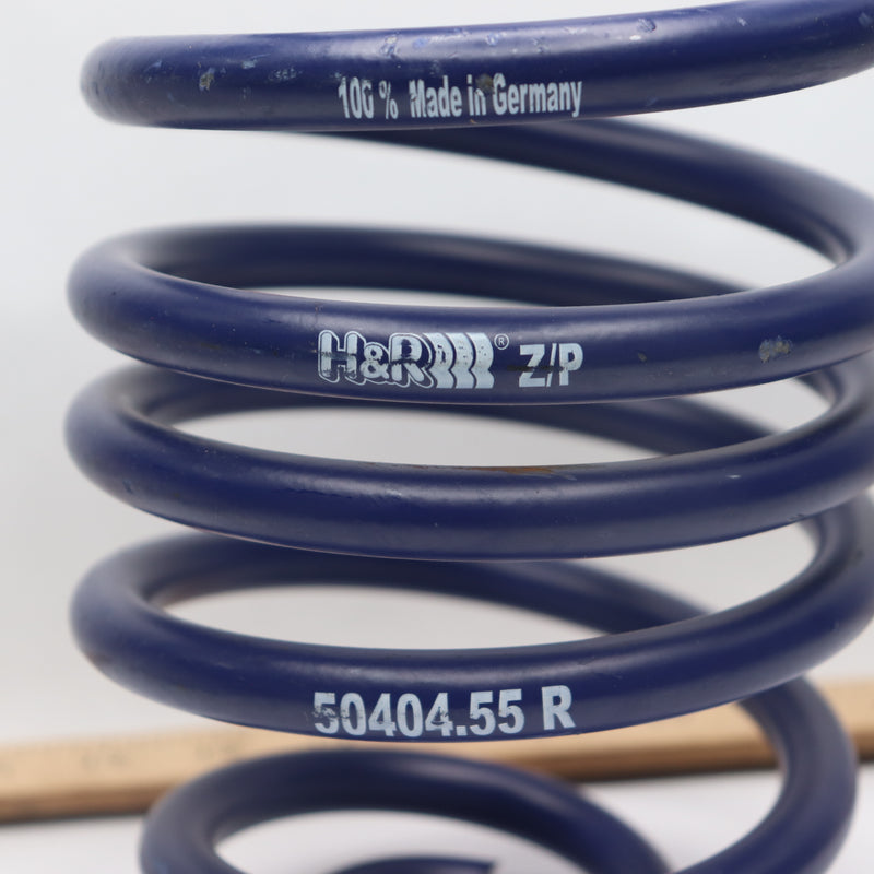H&R Front/Rear Coil Spring Steel Blue 50404.55 R - What's Shown Only