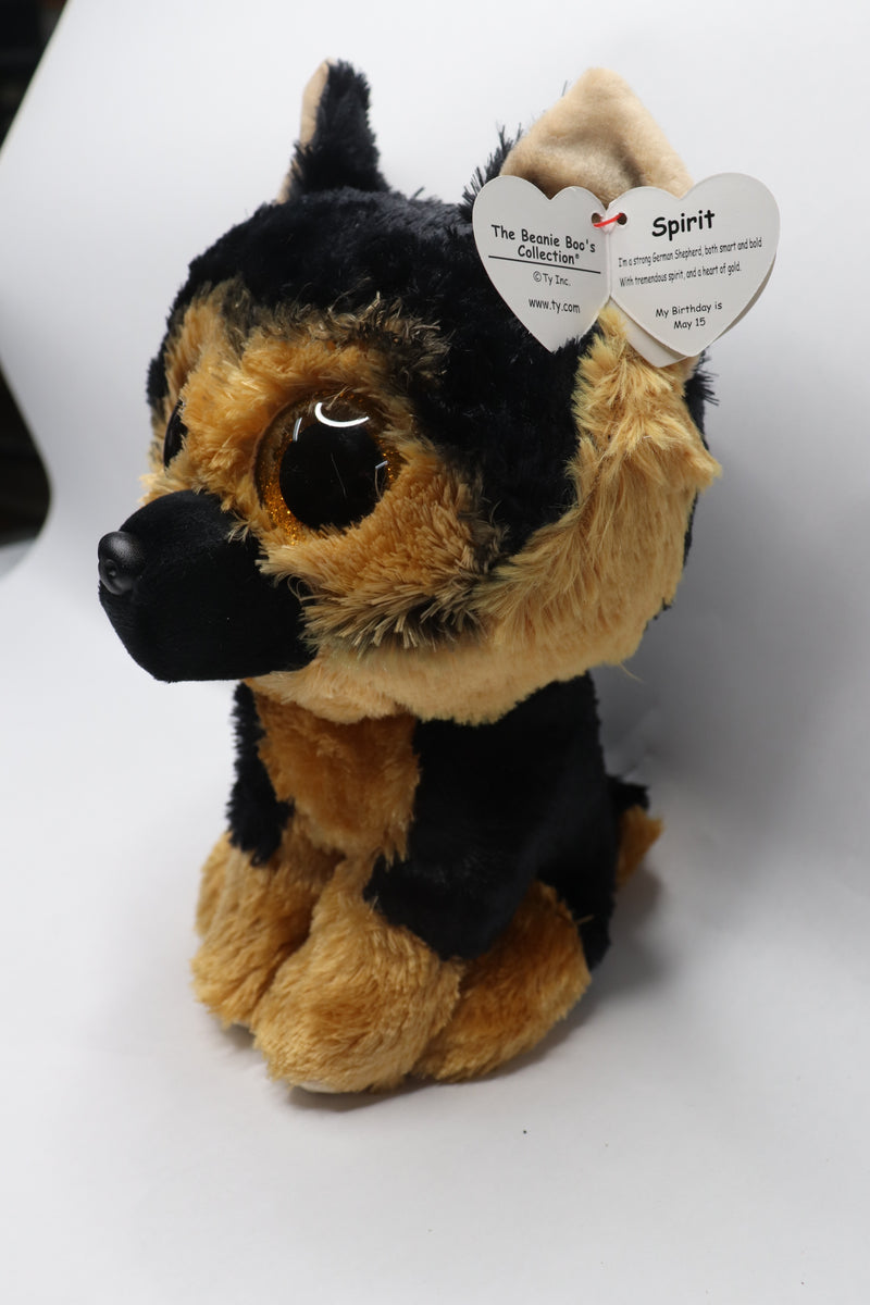 TY Beanie Boos German Shepherd Spirit Stuffed Animal Medium 36473