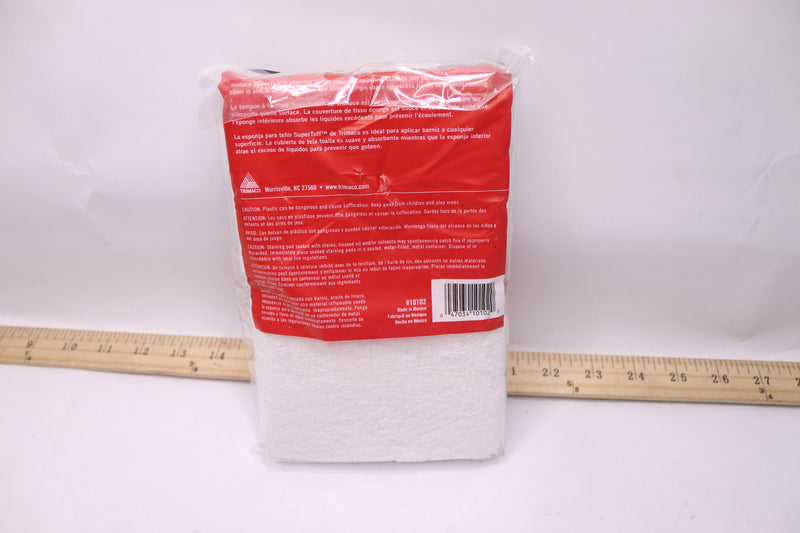 (2-Pk) Trimaco SuperTuff Sponge Staining Pad White 10102
