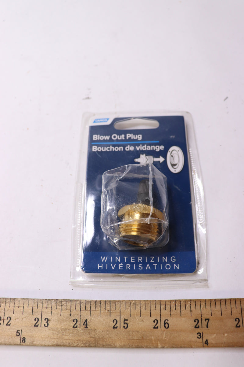 Camco Heavy Duty Blow Out Plug Brass 36153