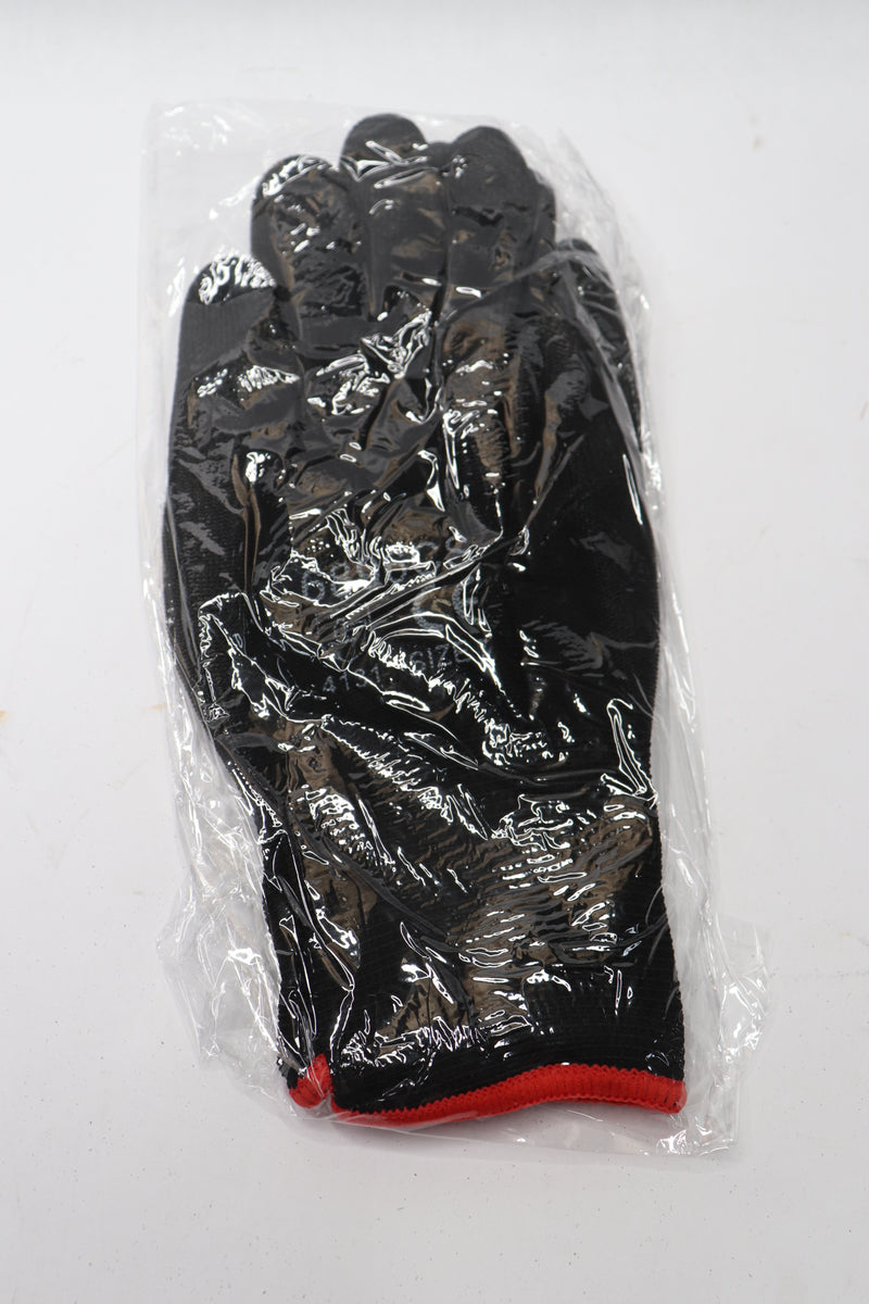 (Pair) Cordova Standard Gloves 13-Gauge Black Nylon Shell Small 6896C