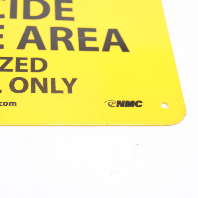 NMC Caution Pesticide Storage Area Sign C184R