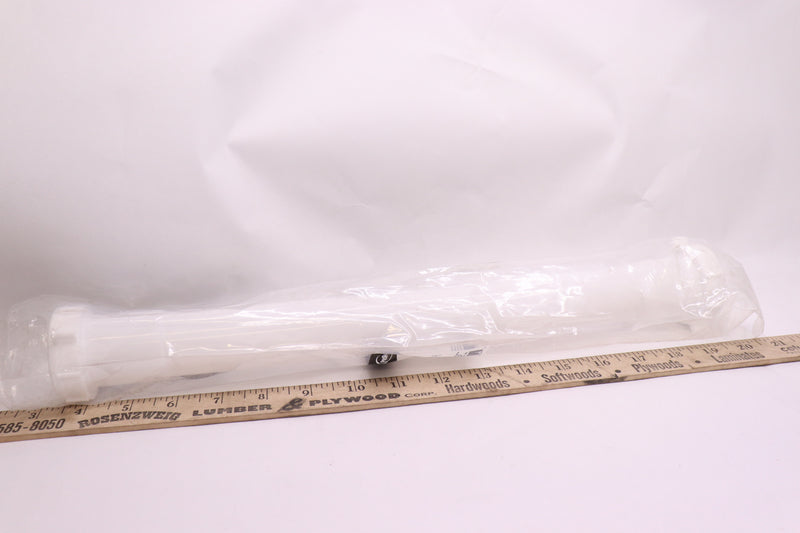 Pro-Flo Double Extension Tube Slip Joint Plastic White 1-1/2" x 16" PFETP700