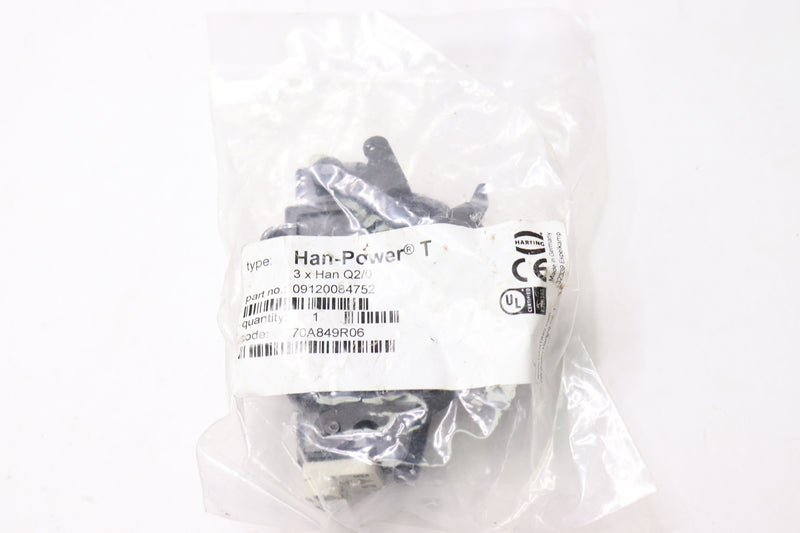 Harting Han PowerT Crimp Ground Cable Assembly 09120084752