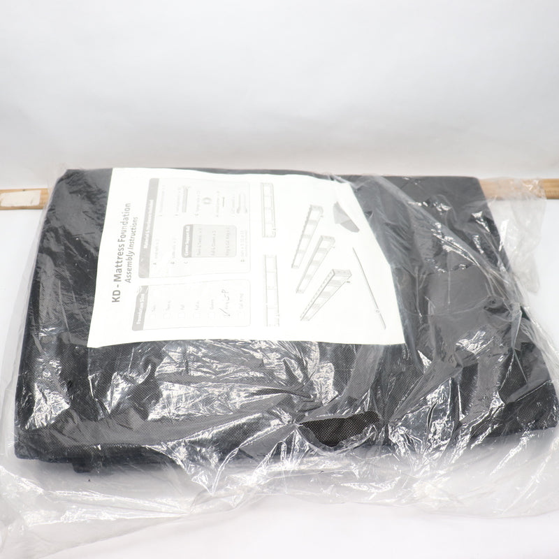 KD Mattress Foundation Cover Black KING L-P - Incomplete