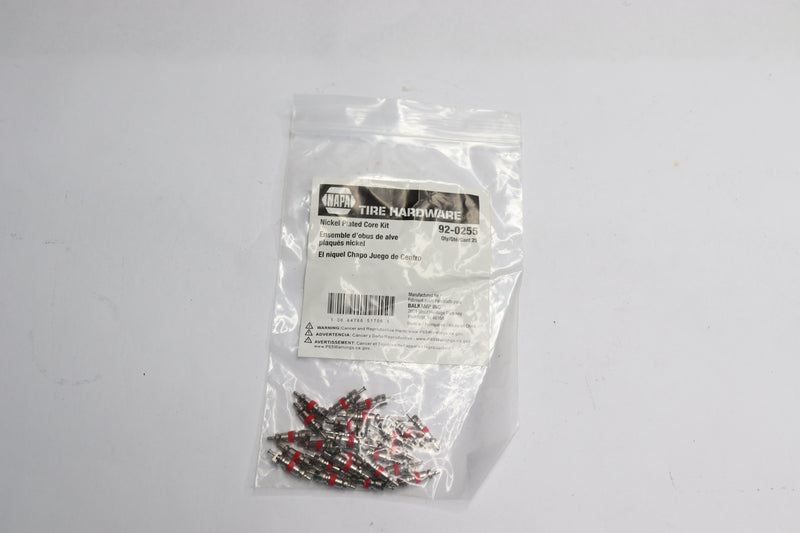 (25-Pk) Napa Core Kit Nickel Plated 92-0255