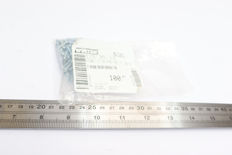 (100-Pk) Winzer Pan Head Self-Tapping Sheet Metal Screw Zinc Plated