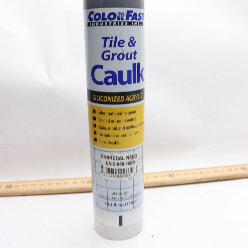 Color Fast Charcoal Caulking Non Sanded Paintable Latex Caulk 10.3 fl. oz