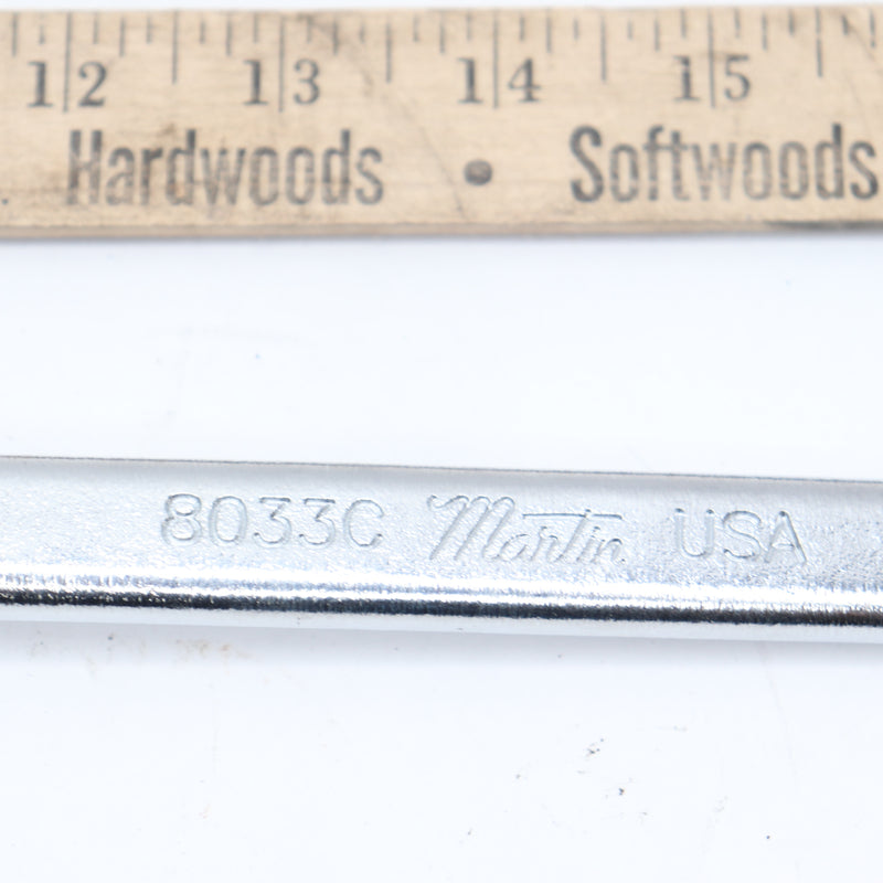 Martin Box End Wrench Alloy Steel 12 Point 15/16" X 1" 8033C